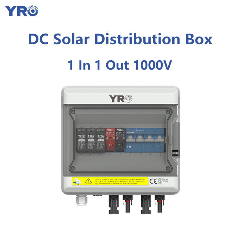 1 ud af 1 ud 1000V DC Solar Distribution Box