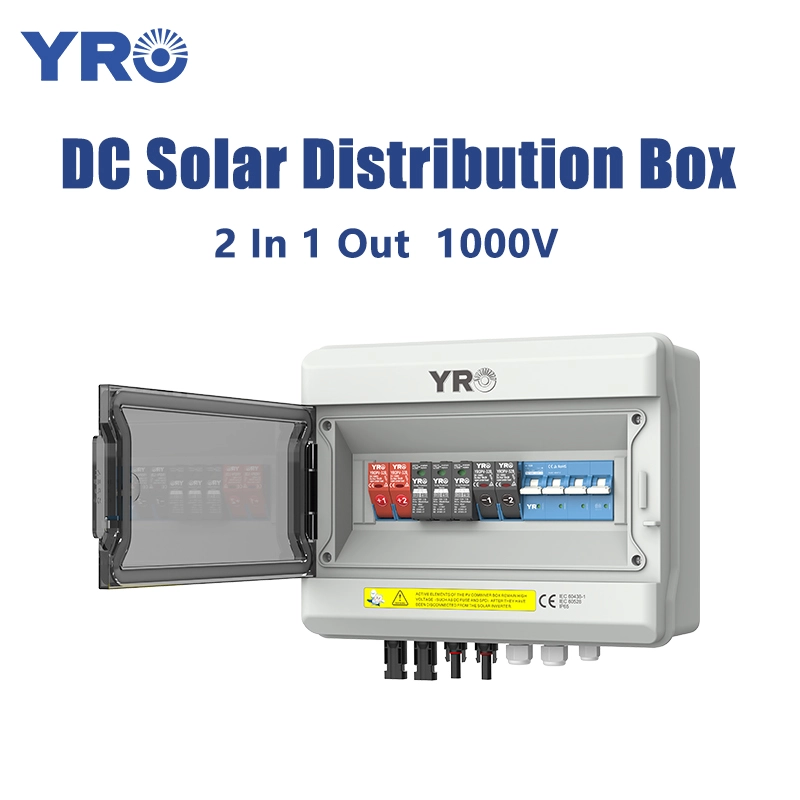 2 ud af 1 ud 1000V DC Solar Distribution Box