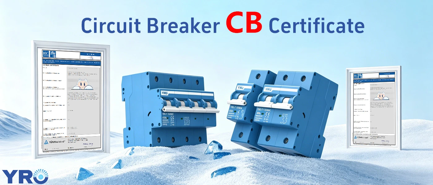 YRO miniatureafbrydere modtager TUV CB-certificering, der understøtter globale markedsapplikationer