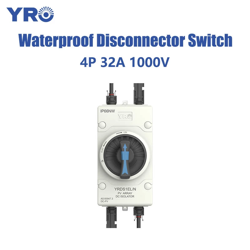 IP66 4P 32A 1000V TOP i bunden ud